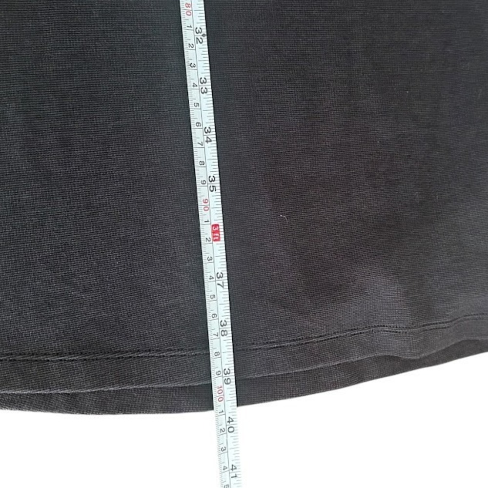 Toad & Co Gray Long Sleeve Knee Length V-Neck Faux Wrap Dress Womens S - Picture 5 of 5